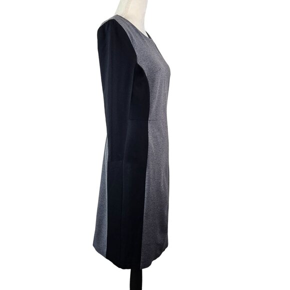 Talbots Women's Size 2 Color Block Sheath Dress 3/4 Sleeves Business Church Chic - Picture 5 of 11